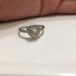 Sterling Silver Heart Shaped Ring
